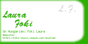 laura foki business card